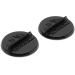 Dakine Round Scraper Stomps Clear Black